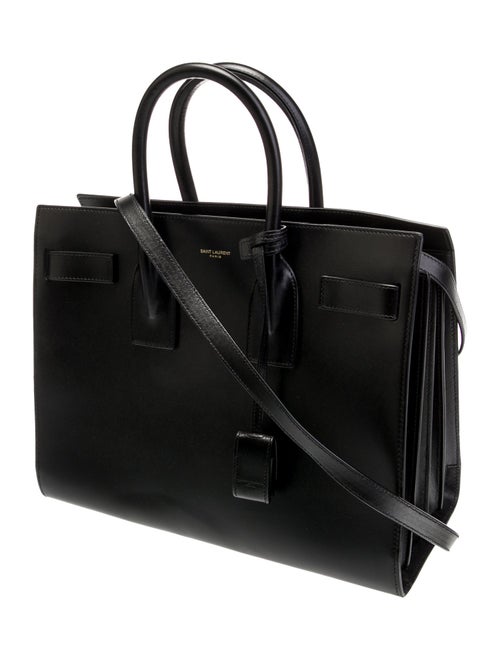 Saint Laurent Leather Sac De Jour Small