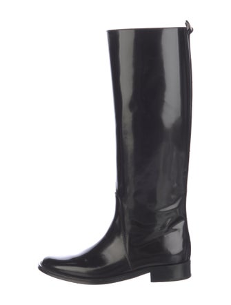 Saint Laurent Patent Leather Boots
