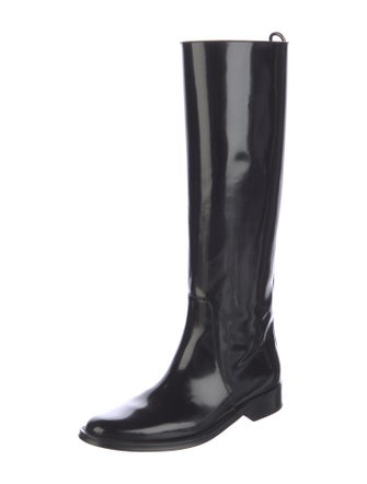 Saint Laurent Patent Leather Boots