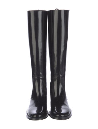 Saint Laurent Patent Leather Boots