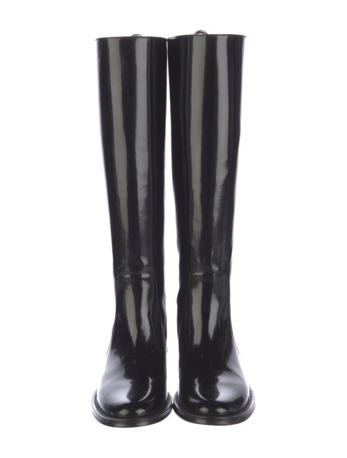 Saint Laurent Patent Leather Boots