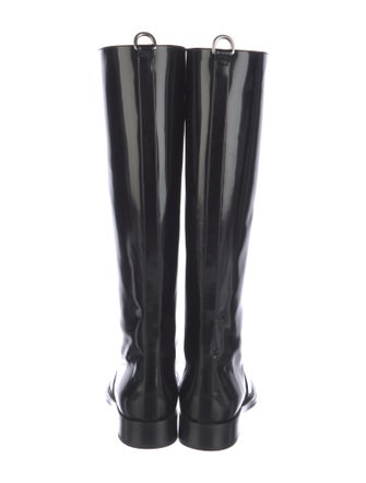 Saint Laurent Patent Leather Boots