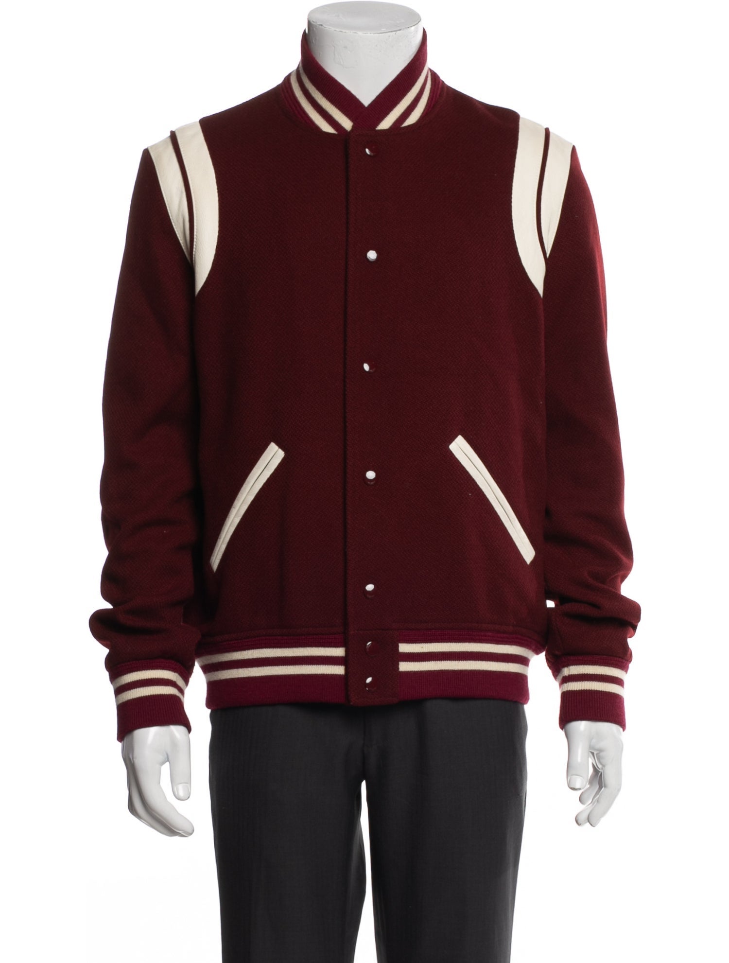 Saint Laurent 2020 Wool Varsity Jacket