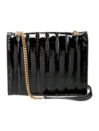 Saint Laurent Patent Leather Vicky Medium