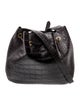Saint Laurent Embossed Leather Paris VII Hobo Bag 2022