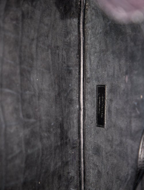 Saint Laurent Embossed Leather Paris VII Hobo Bag 2022