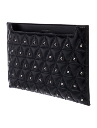 Saint Laurent Leather Clutch