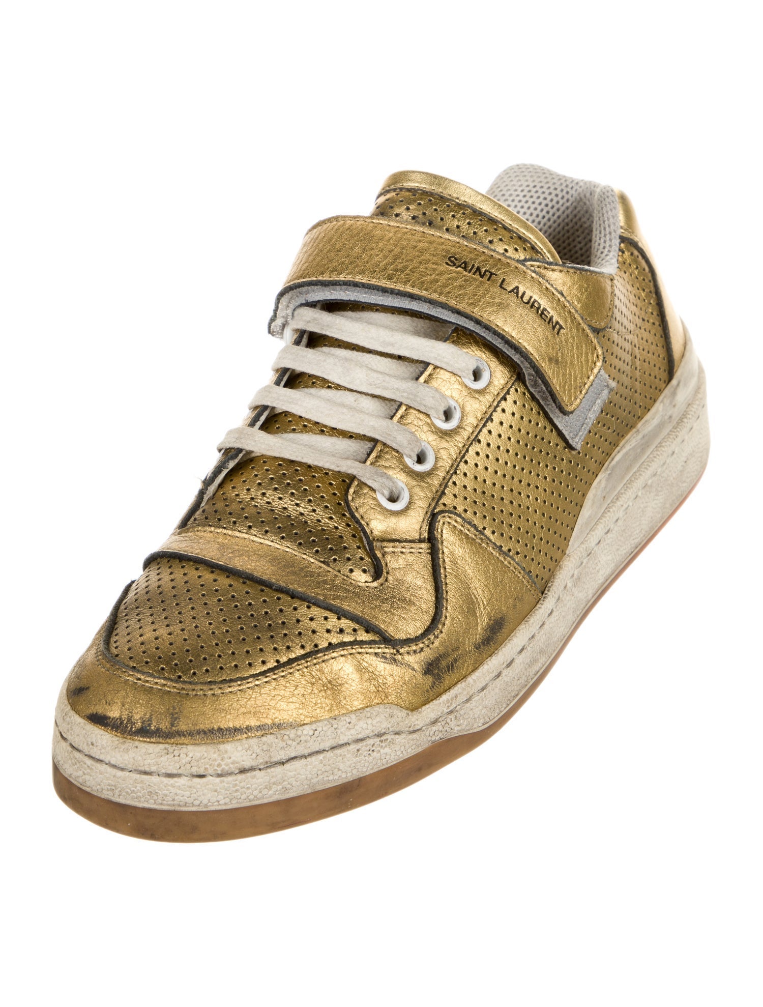 Saint Laurent Leather Sneakers