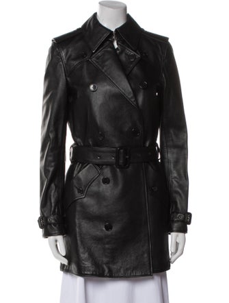 Saint Laurent Lambskin Trench Coat