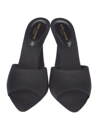 Saint Laurent Satin Slides