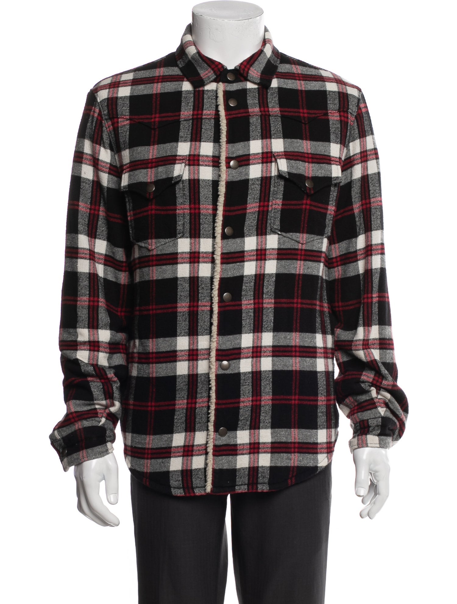Saint Laurent 2021 Plaid Print Jacket