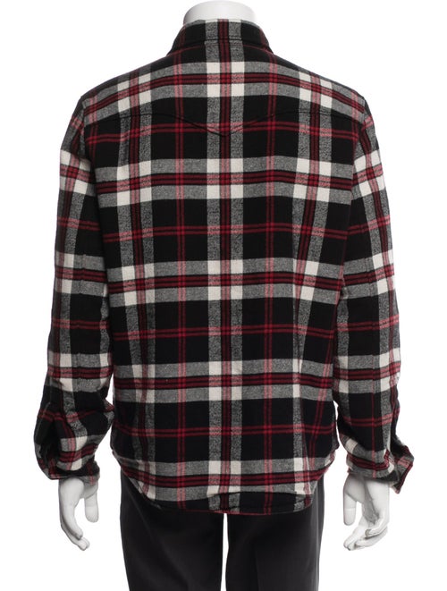 Saint Laurent 2021 Plaid Print Jacket
