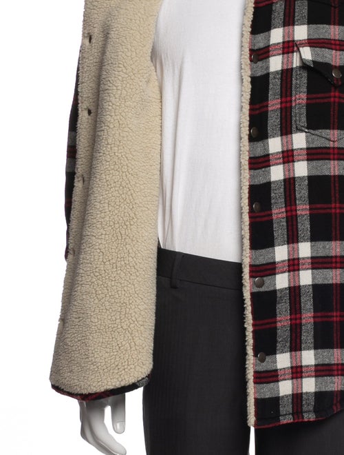 Saint Laurent 2021 Plaid Print Jacket