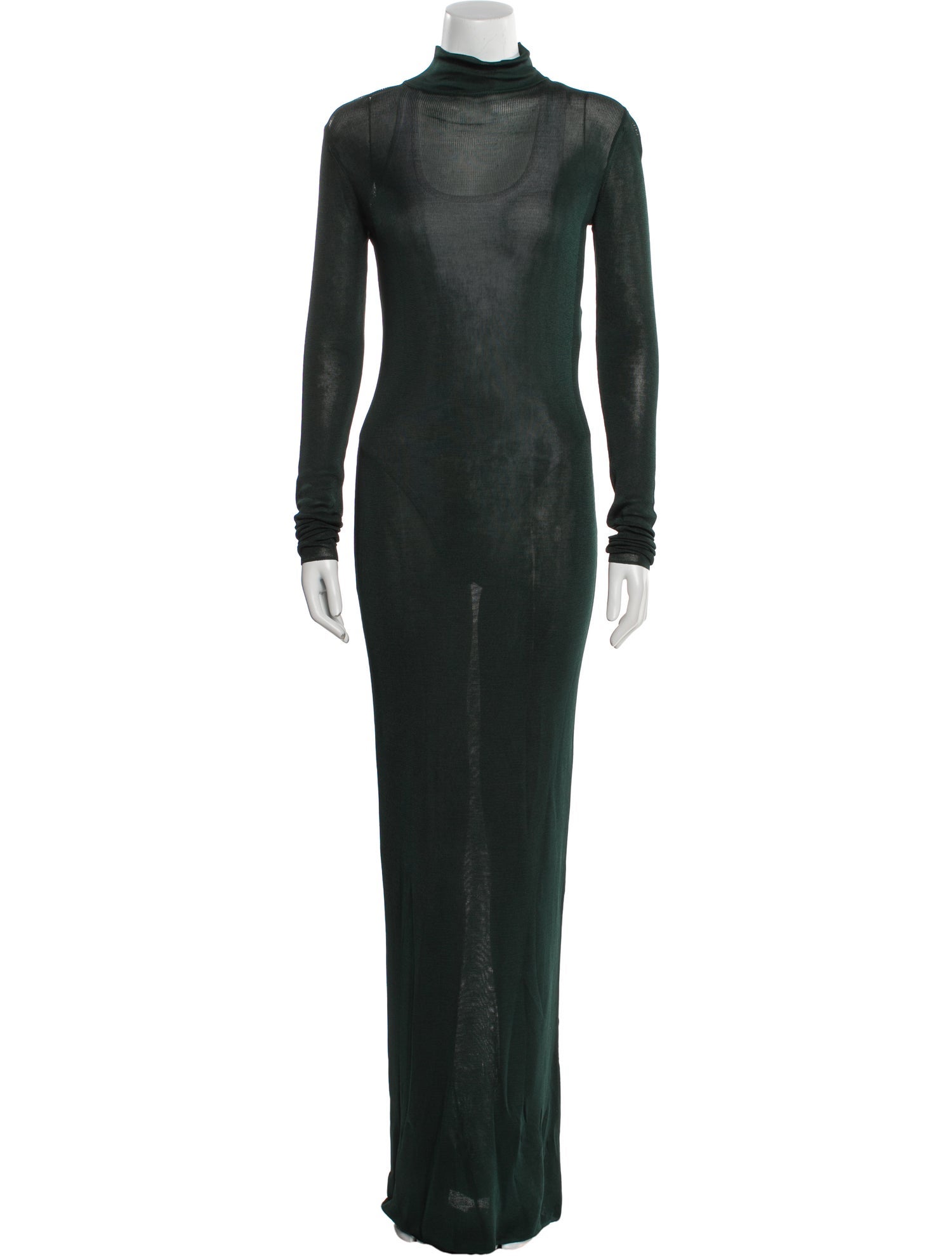 Saint Laurent Turtleneck Long Dress w/ Tags