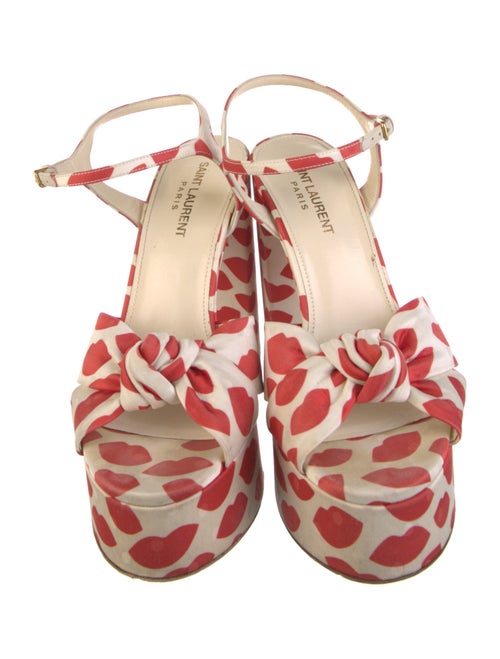 Saint Laurent Printed Sandals