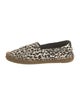 Saint Laurent Canvas Animal Print Espadrilles