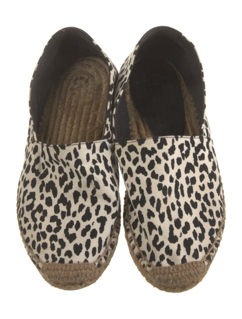 Saint Laurent Canvas Animal Print Espadrilles
