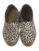 Saint Laurent Canvas Animal Print Espadrilles