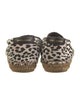 Saint Laurent Canvas Animal Print Espadrilles