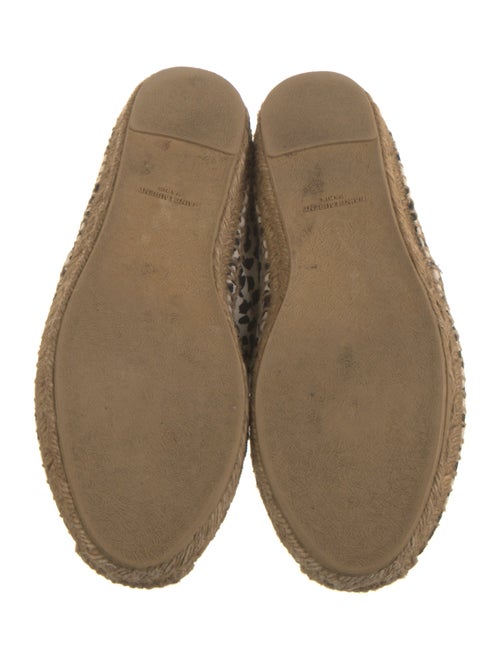 Saint Laurent Canvas Animal Print Espadrilles