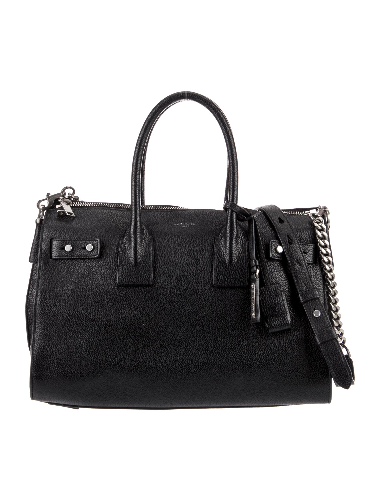 Saint Laurent Leather Sac De Jour Small