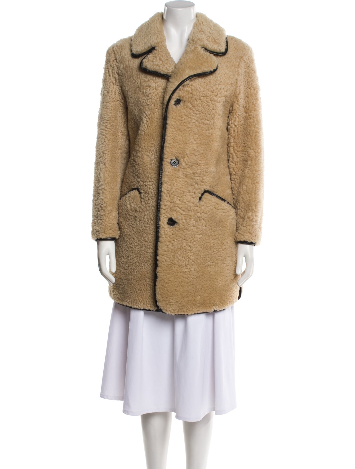 Saint Laurent 2021 Shearling Fur Coat