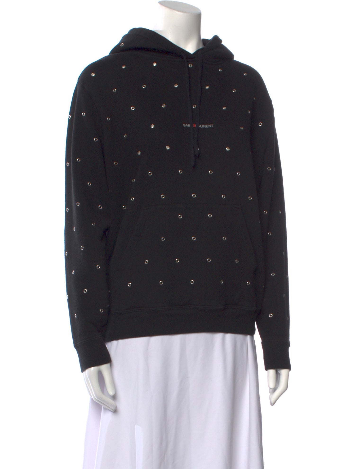Saint Laurent Crew Neck Long Sleeve Sweatshirt