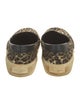 Saint Laurent Animal Print Leather Trim Embellishment Sneakers