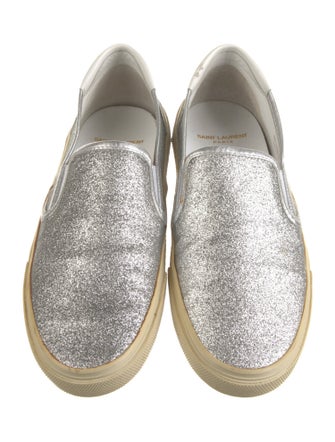 Saint Laurent Glitter Sneakers