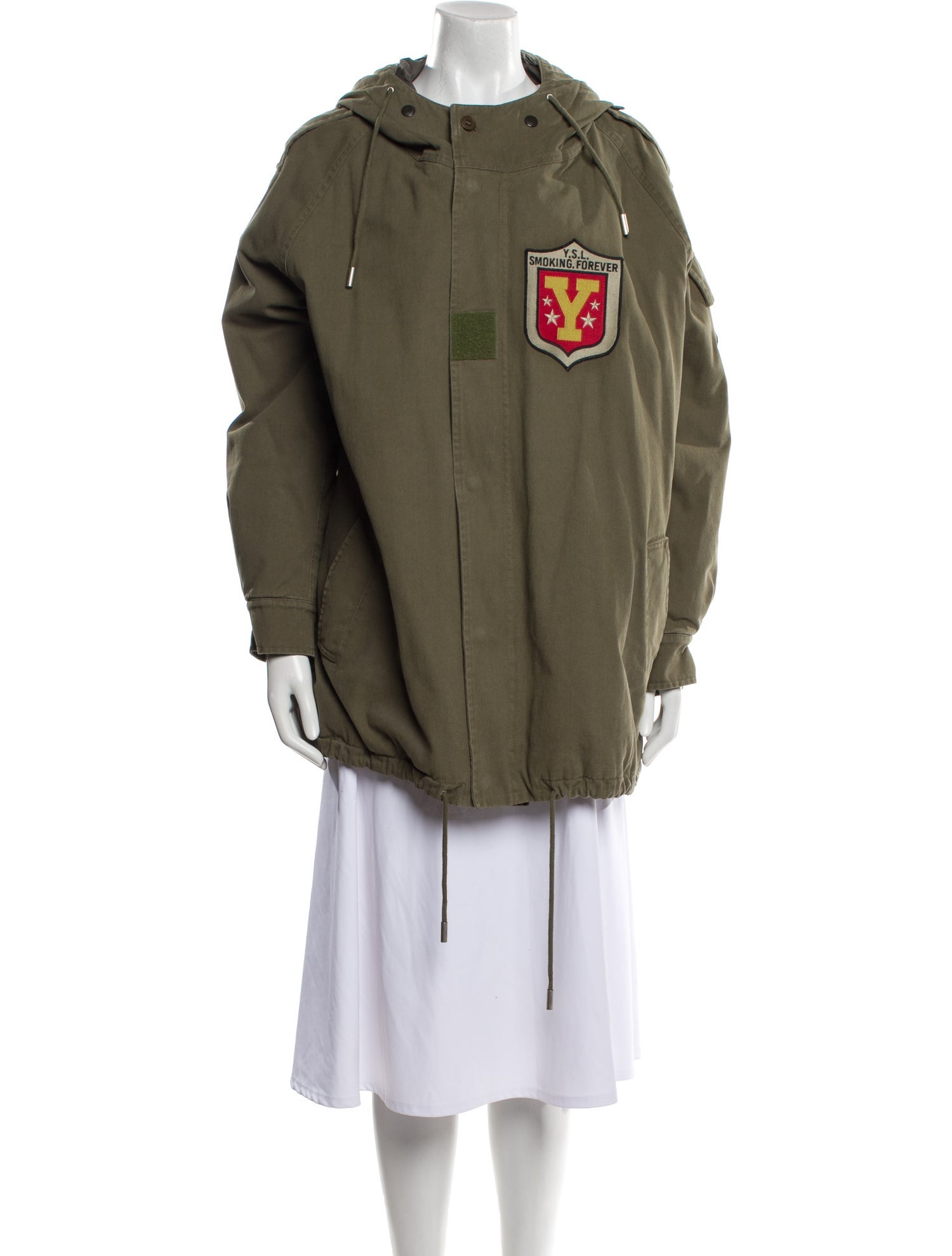 Saint Laurent 2017 Printed Utility Jacket w/ Tags