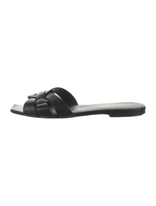 Saint Laurent Leather Slides