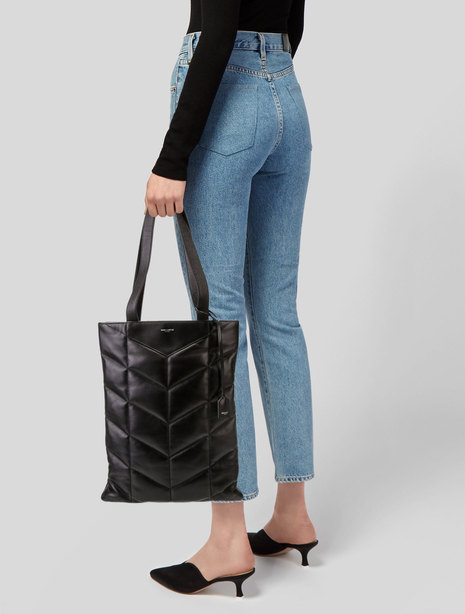 Saint Laurent Leather Puffer 2022