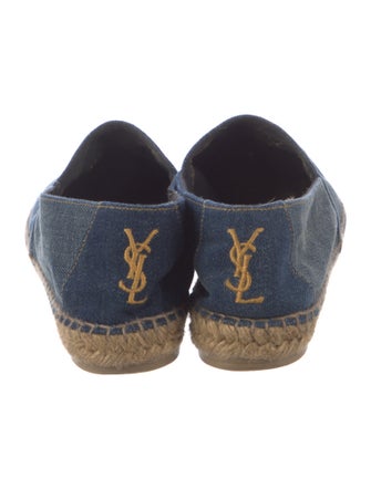 Saint Laurent Denim Printed Espadrilles