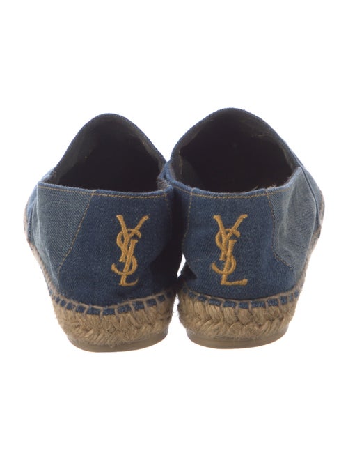 Saint Laurent Denim Printed Espadrilles