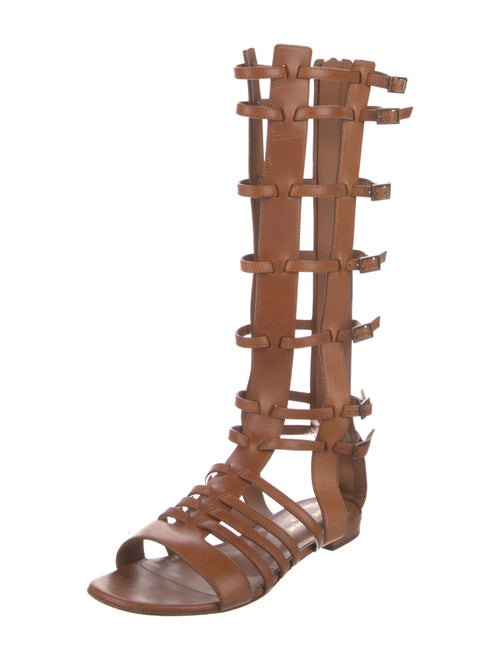 Saint Laurent Leather Gladiator Sandals