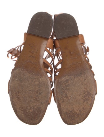 Saint Laurent Leather Gladiator Sandals