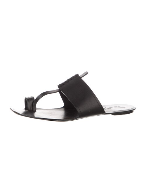 Saint Laurent Leather Slides