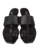 Saint Laurent Leather Slides