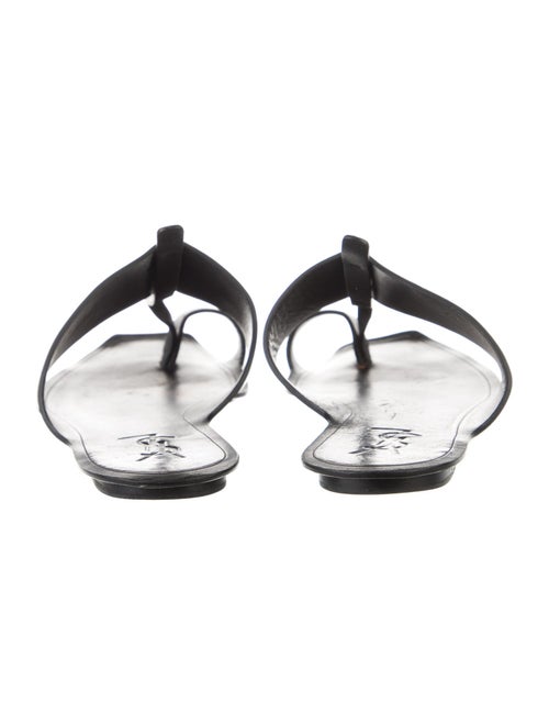 Saint Laurent Leather Slides