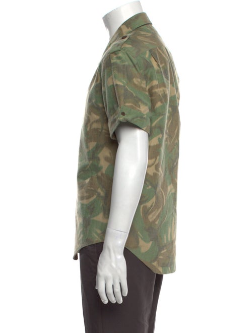 Saint Laurent Printed Short Sleeve Shirt