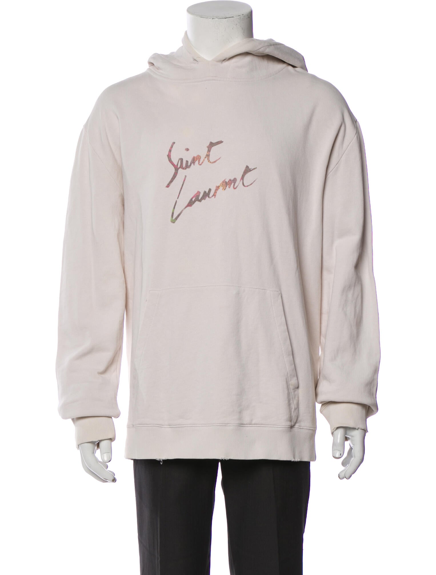 Saint Laurent 2018 Signature Logo Hoodie