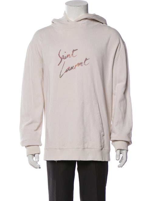 Saint Laurent 2018 Signature Logo Hoodie