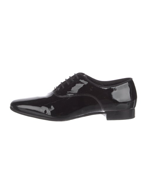 Saint Laurent Patent Leather Grosgrain Trim Oxfords
