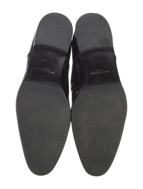 Saint Laurent Patent Leather Grosgrain Trim Oxfords