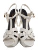 Saint Laurent Leather T-Strap Sandals