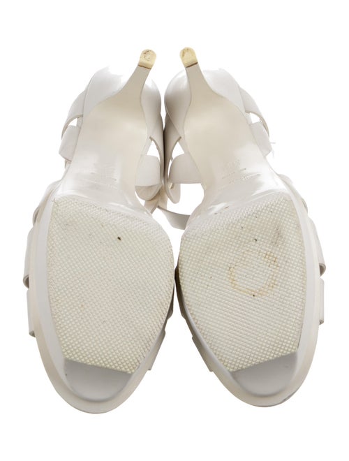 Saint Laurent Leather T-Strap Sandals