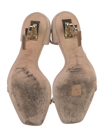 Saint Laurent Suede Sandals
