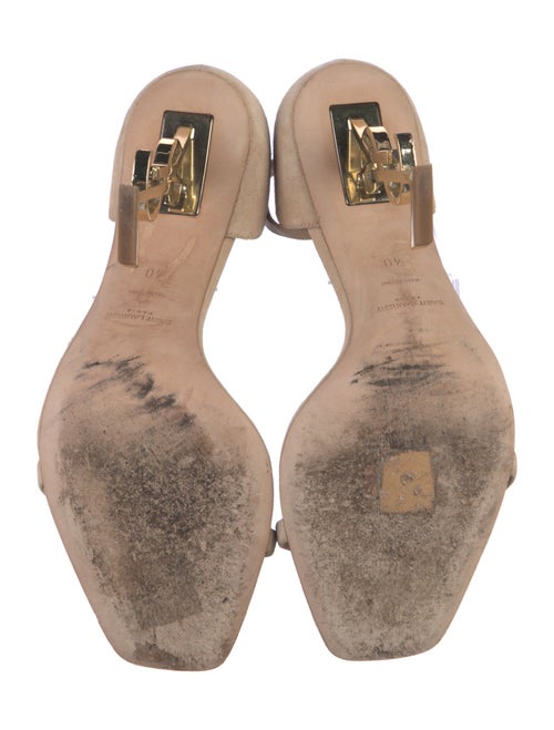 Saint Laurent Suede Sandals