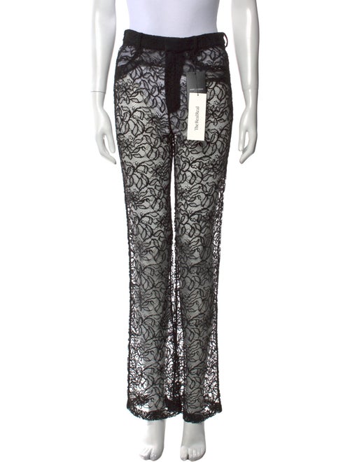 Saint Laurent Lace Wide Leg Pants