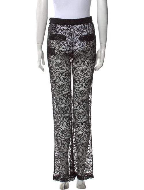 Saint Laurent Lace Wide Leg Pants